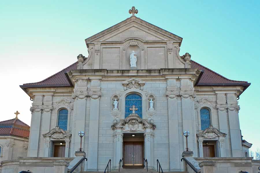 image of exterior of Church of St. Agnes, St. Paul, Minnesota